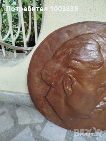 Огромен гипсов берелеф на Георги Димитров , снимка 6 - Антикварни и старинни предмети - 51118396