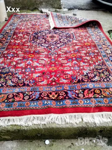 Ръчно тъкан вълнен килим.Ирански.Топ качество за ценители., снимка 3 - Килими - 49667715