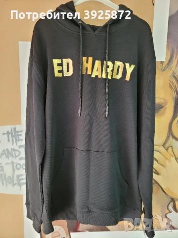 Нов анорак Еd Hardy, снимка 4 - Суичъри - 50843155