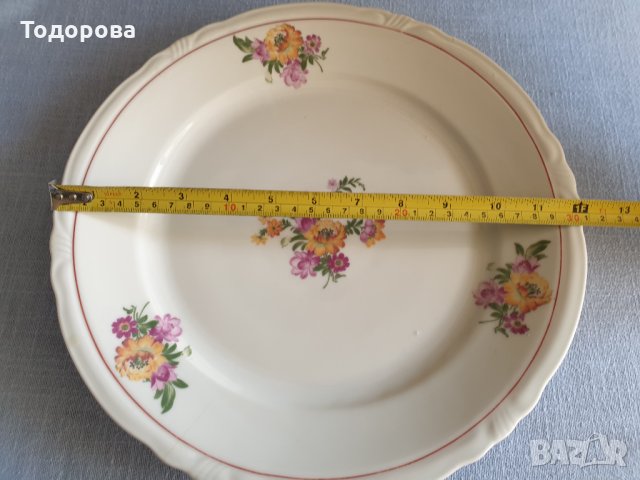 Порцеланово българско плато, снимка 4 - Чинии - 35522979