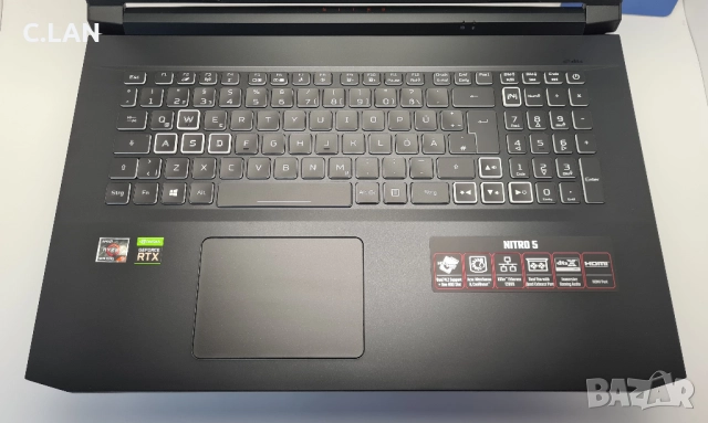 Acer Nitro 5 AN517 Ryzen 9 5900HX/16GB/1TB SSD/RTX3080-8GB/WQHD 165Hz, снимка 9 - Лаптопи за игри - 51716540