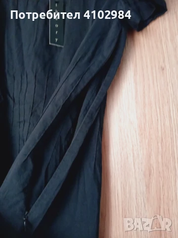 Лен рокля ХS/S, снимка 3 - Рокли - 50709326