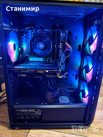 Ryzen 5 5500 | 16GB DDR4 | M.2 | AMD RX 5500XT 8GB, снимка 3 - Геймърски - 52877295