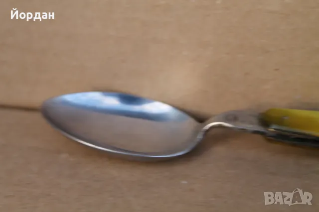 Туристическа лъжица П.Денев, снимка 2 - Антикварни и старинни предмети - 47621631