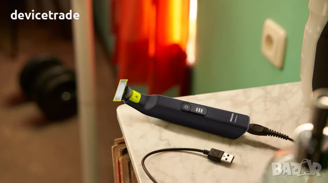 Хибридна самобръсначка Philips OneBlade Pro QP6542/15, снимка 3 - Тримери - 51110538