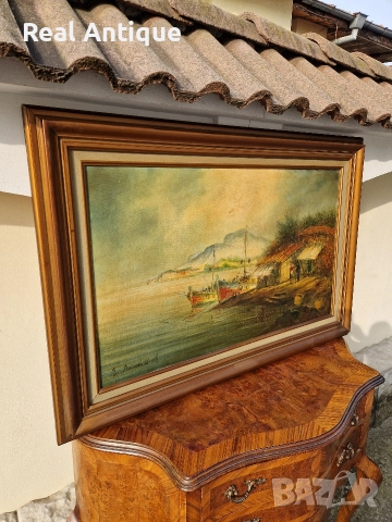 Уникална огромна майсторска авторска картина масло върху платно , снимка 7 - Картини - 52648764