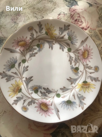 Coalport чаена чаша сет Somerset, снимка 3 - Чаши - 53093267