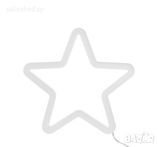 Светеща Коледна звезда, 2 размера, снимка 2 - Декорация за дома - 52374849