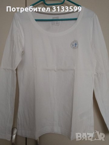 Две дамски трикотажни блузи с дълъг ръкав - номер М, снимка 2 - Блузи с дълъг ръкав и пуловери - 35288950