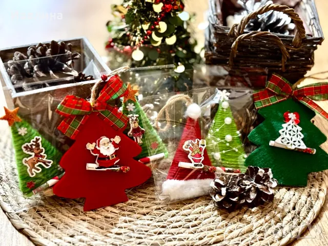 Коледни късметчета, снимка 2 - Декорация за дома - 48062708