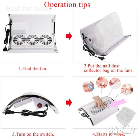 Професионален колектор за маникюр- 858-5, снимка 6 - Педикюр и маникюр - 44043729