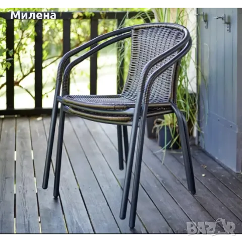 Градински комплект маса и 2 стола, снимка 3 - Градински мебели, декорация  - 50019302