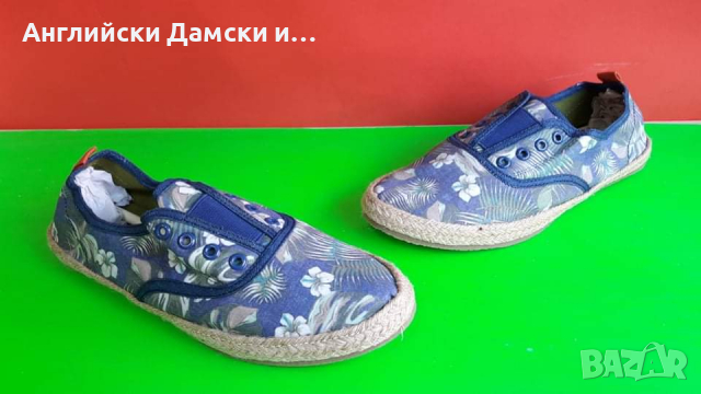 английски дамски еспадрили-M&S, снимка 2 - Дамски ежедневни обувки - 21745528