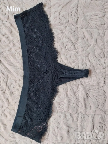  Резервирани Hunkemoller XL Черна дантелена полупрашка , снимка 5 - Бельо - 53414535