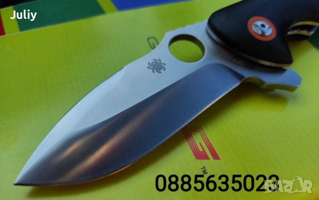 Сгъваем нож Spyderco Carey Rubicon C187 , снимка 17 - Ножове - 23885593
