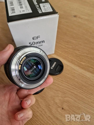 НЕ Работещ Canon EF 50mm f/1.4 USM, снимка 4 - Обективи и филтри - 53244401