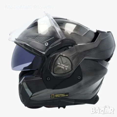 Каска LS2 FF901 ADVANT X JEANS-06, снимка 2 - Аксесоари и консумативи - 50653332