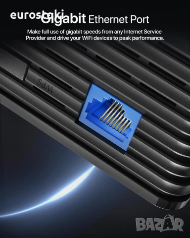 BrosTrend AX3000 WiFi 6 точка за достъп с гигабитов порт, стенен контакт, 5G 2402Mbps + 2.4G, снимка 5 - Мрежови адаптери - 51231176