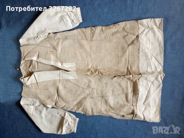 Риза, Моминска, Ръчно тъкан Лен, Кюстендилско, снимка 5 - Антикварни и старинни предмети - 43050388