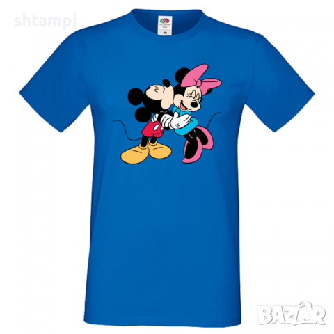Мъжка тениска Mickey & Minnie Подарък,Изненада,Рожден ден, снимка 2 - Тениски - 36575360