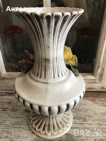 Порцеланова Кошница с цветя на Bassano Италия , снимка 7 - Вази - 38324154