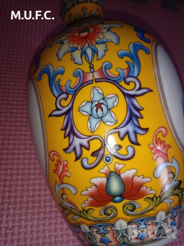 Винтидж Ръчно рисувана Китайска ваза., снимка 7 - Антикварни и старинни предмети - 52591619