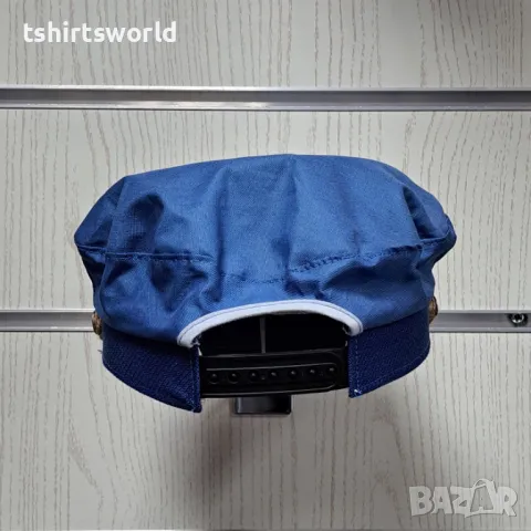 Нова детска капитанска шапка с Котва в син цвят, снимка 3 - Шапки, шалове и ръкавици - 47686672