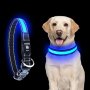 LED нашийник за куче разходка през нощта безопасност USB акумулаторен