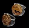 📀 Bitcoin монета - златна или сребърна сувенир креативен подарък колекционерска Биткоин, снимка 3