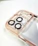 Калъф силикон Clear Camera Protect / Розов-прозрачен / за iPhone 17 Air 6.5 Баркод : 3132430, снимка 2