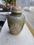 Клоазоне cloisonne клетъчен емайл бронз ваза буркан, снимка 2