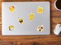 50 бр Пикачу от Покемон pokemon самозалепващи лепенки стикери за украса декор картонена торта , снимка 4