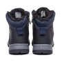 Зимни обувки с връзки и цип в тъмно син цвят, снимка 5