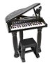 Играчка пиано със седалка и микрофон, снимка 1 - Музикални играчки - 43380984