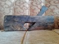 Старо дърводелско ренде с нож, снимка 2