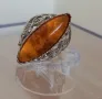 Пръстен с кехлибар , снимка 6