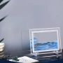 Стъклен пясъчен арт-Стояща динамична 3D картина с движещ се пясък, декорация за дома и офис, снимка 2