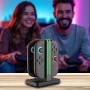 WUXIDIXI Зарядна станция, съвместима с контролери Nintendo Switch 2 Joy-Con, черна, снимка 7