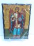 Голяма икона на Свети Архангел Михаил -- ръчна изработка, снимка 3