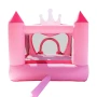 HAPPY HOP Батут замък Princess с пързалка 285x210x220 9773, снимка 2