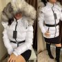 🤩Moncler маркови дамски стилни червени, бели и черни зимни якета Монклер🤩, снимка 4