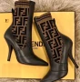 дамски боти на ток fendi , снимка 9