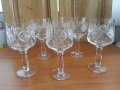 Кристални чаши за вино , снимка 1 - Антикварни и старинни предмети - 33126530