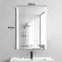 LED огледало за баня WFSF-BC-0338WH, снимка 5