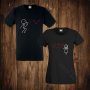 Тениски за двойки - Свети Валентин - дамска тениска + мъжка тениска , снимка 1 - Тениски - 27767845