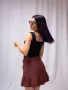 Кафява дамска пола , снимка 3