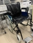 Чисто нова инвалидна количка с подлакътници и поставки за крака, снимка 2