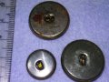 ТРИ СТАРИ МЕТАЛНИ ВОЕННИ КОПЧЕТА СОЦ БНА НРБ с ПЕТОЛЪЧКА ЗВЕЗДА 41059, снимка 3