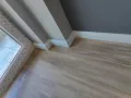 Монтаж на ламиниран паркет с пвц и мдф первази, снимка 16