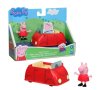 Оригинална фигурка Peppa Pig с малка червена кола / Hasbro, снимка 1 - Фигурки - 43180160